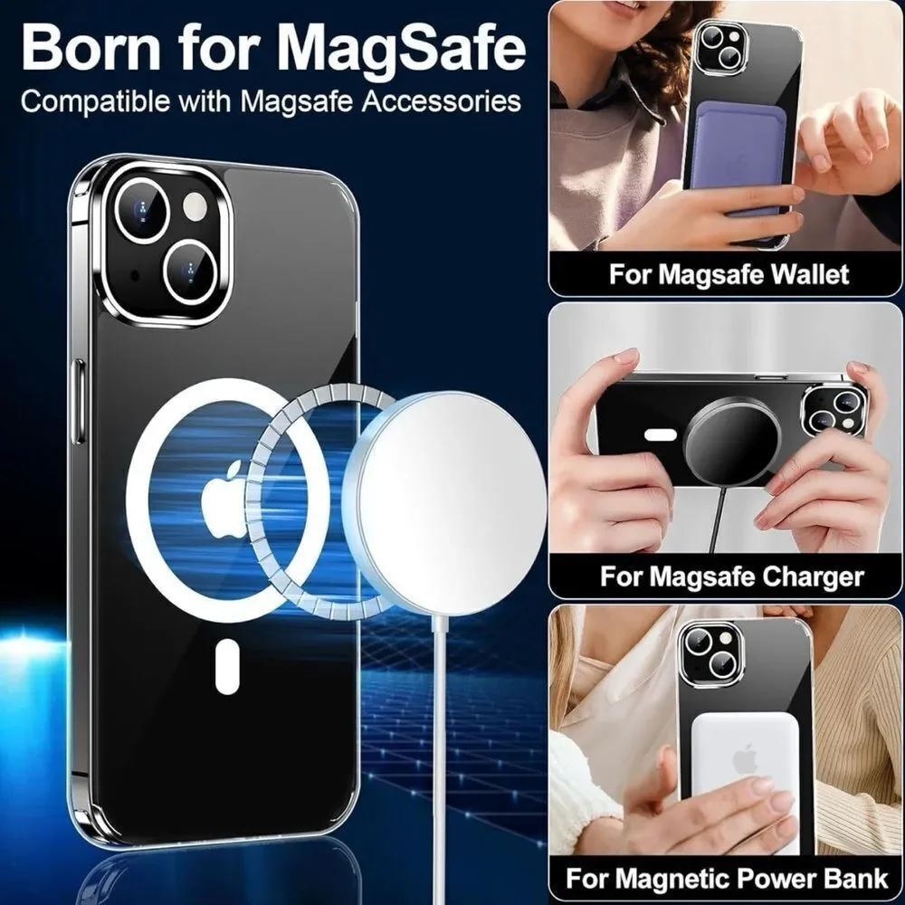 ⭐️3/$25⭐️ MagSafe Phone Case For iPhone 15 6.1” Anti-Yellowing Slim